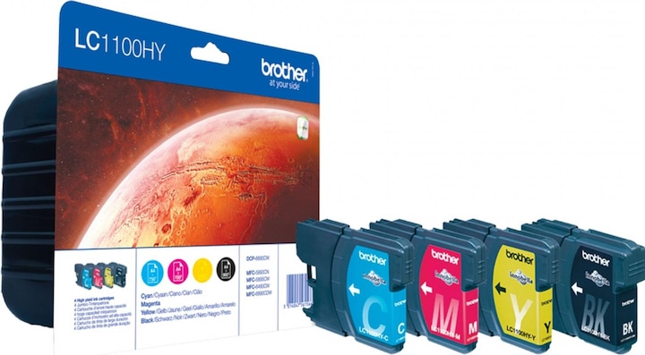 Produktbild Brother LC-1100HYVAL Value Pack (M, BK, Y, C)