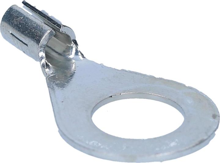 Actual product image Kalitec 10 soldering cable lugs ring shape 4-6 mm² M5 brass tin-plated DIN 64211