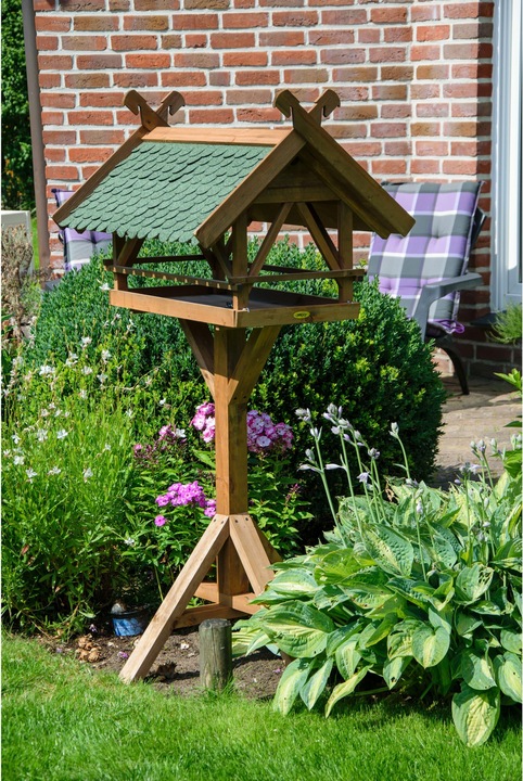 Actual product image Dobar Bird Feeder Westfalen incl. Stand 78 x 62 x 148 cm