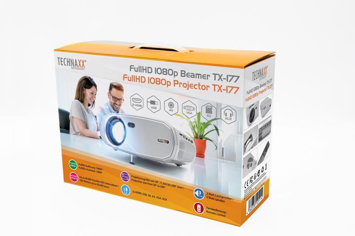 Actual product image Technaxx TX-177 (Full HD, 8500 lm)