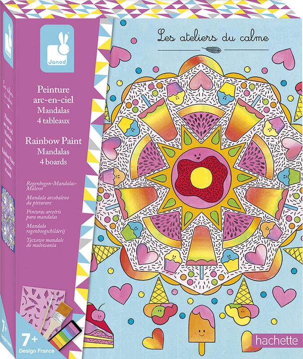 Produktbild Janod Mandalas mit Regenbogenfarben