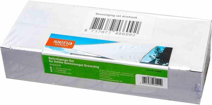 Actual product image Siena Garden Solino Set 3-corner 3.6 Ecru 3, 6x3, 6X, 3, 6m, incl. accessories (360 x 360 cm)