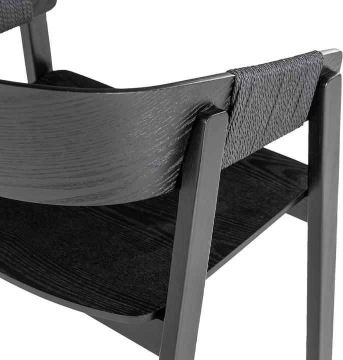 Produktbild Sessel aus Eiche mit Seilakzent