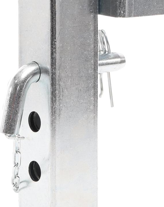 Actual product image XPOtool 2x Pivot Support Foot 350mm up to 1300kg Made of Steel for Trailers with Fixation Material