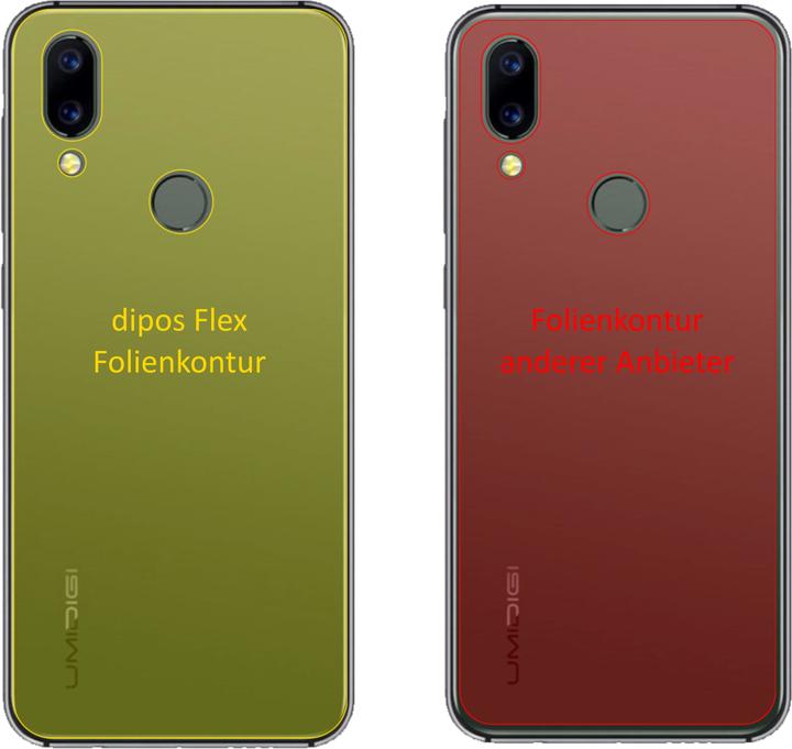 Immagine prodotto Dipos Pellicola Protettiva Full-Cover 3D (3 pz., Umidigi A3S)