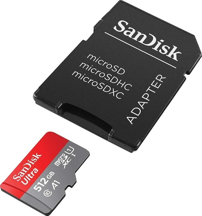 Actual product image SanDisk Ultra A1 (512 GB, microSDXC, U1, UHS-I)