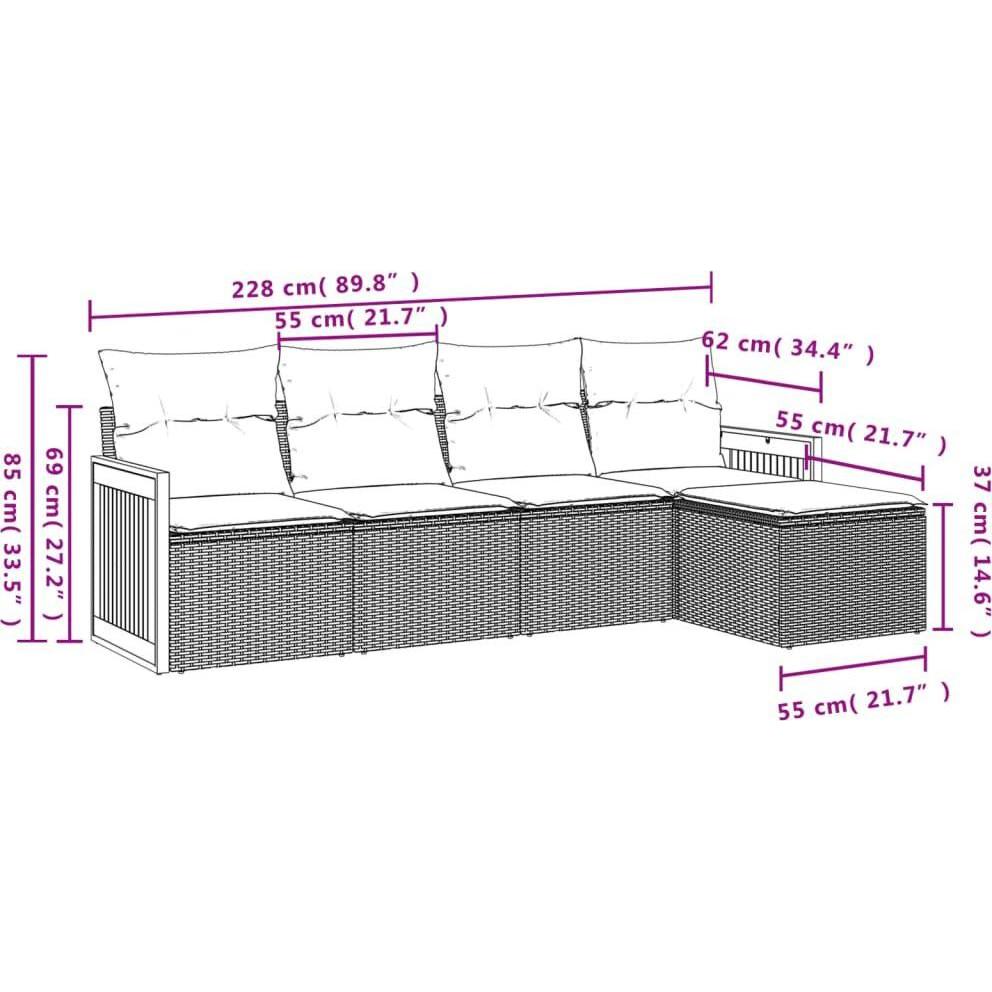 Thumbnail - VidaXL, Gartenlounge, Primitiva