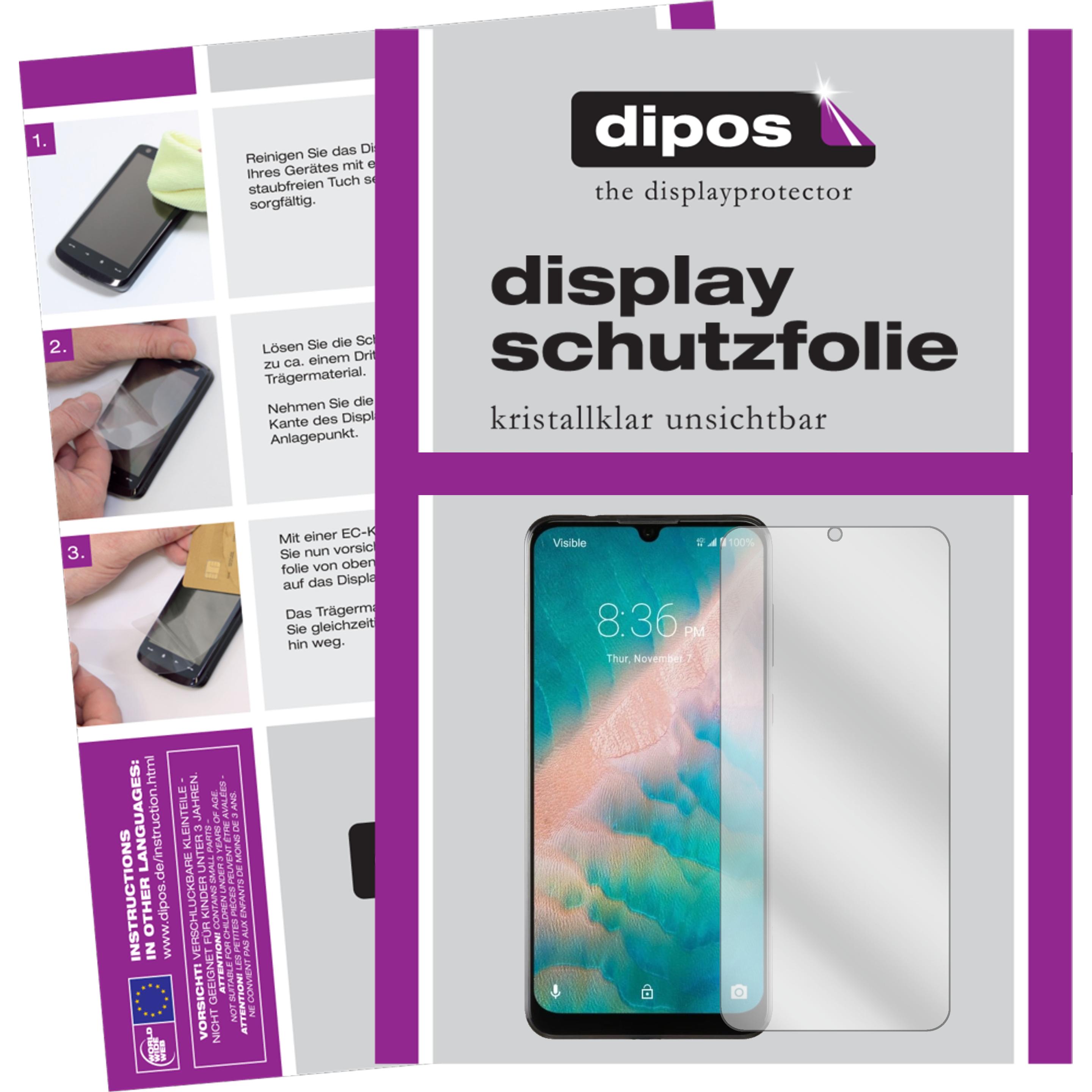 Thumbnail - Dipos Displayschutzfolie Crystalclear (5 Stück, ZTE Blade 10 Prime), Smartphone Schutzfolie, Transparent