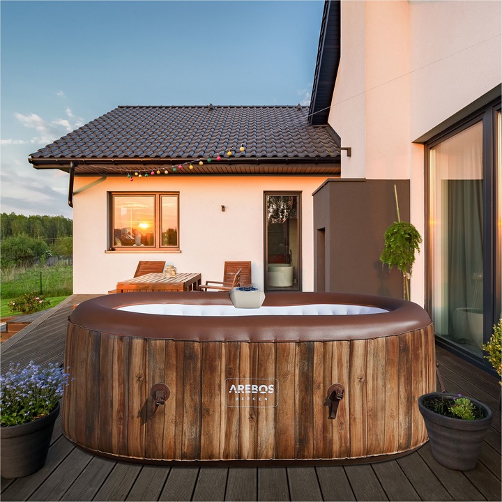 Produktbild Arebos Whirlpool Oval (2 Pers.)