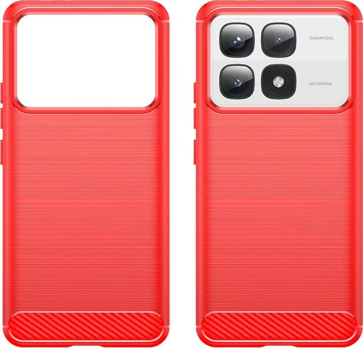 Actual product image Cover-Discount Xiaomi 14T Pro - Metal Carbon Look Cover (Xiaomi 14T Pro)