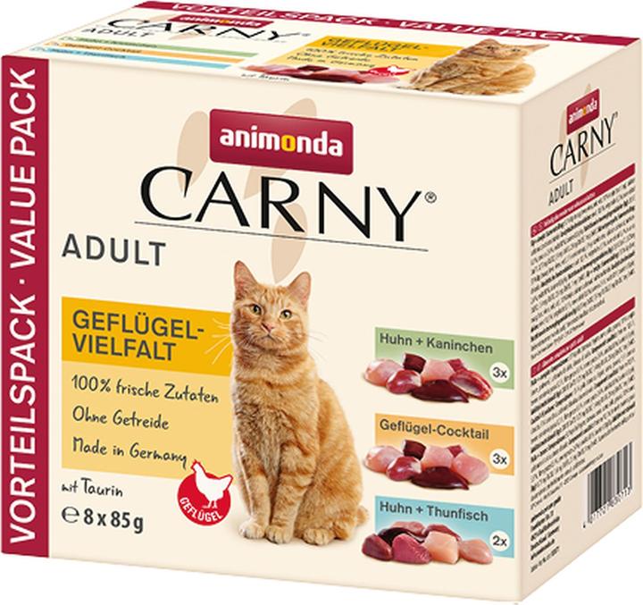 animonda Katzen-Nassfutter (Adult, 8 Stk., 680 g)
