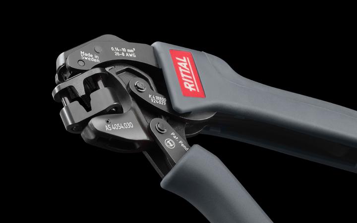 Actual product image Rittal AS 4054.030 4054030 Crimping pliers wire end ferrules 0.14 to 10mm² (180 mm)