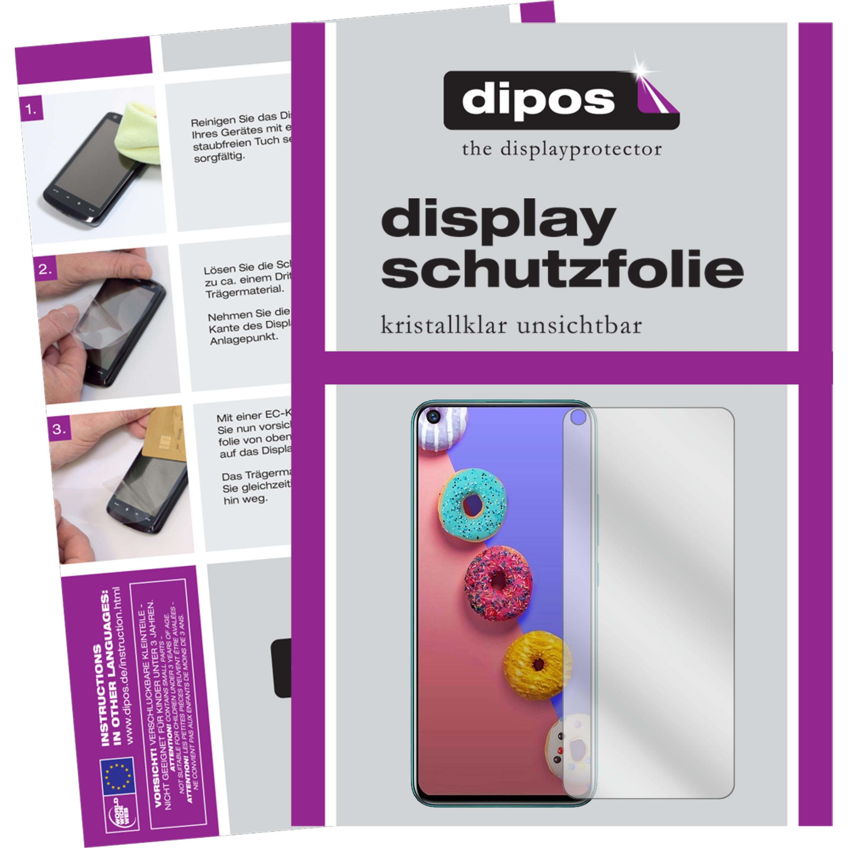 Dipos Displayschutzfolie Crystalclear (2 Stück, Infinix S5), Smartphone Schutzfolie, Transparent