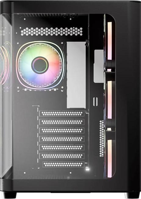 Produktbild LC-Power Gehuse 8001B Pro-Storm Dark ohne Netzteil (ATX, mATX, Mini-ITX)