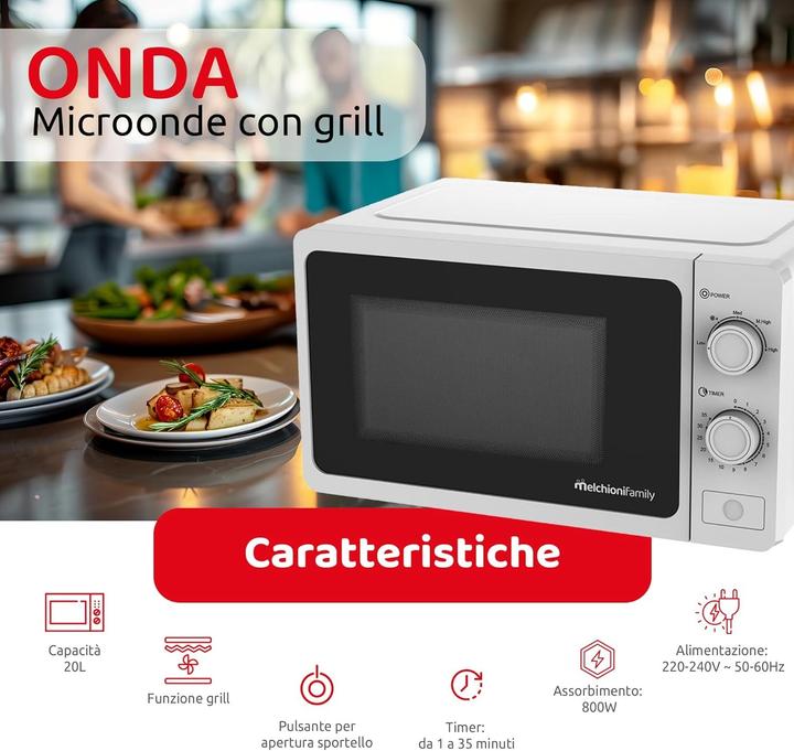 Immagine prodotto Melchioni Forno a Microonde Onda Grill 20 (20 l)