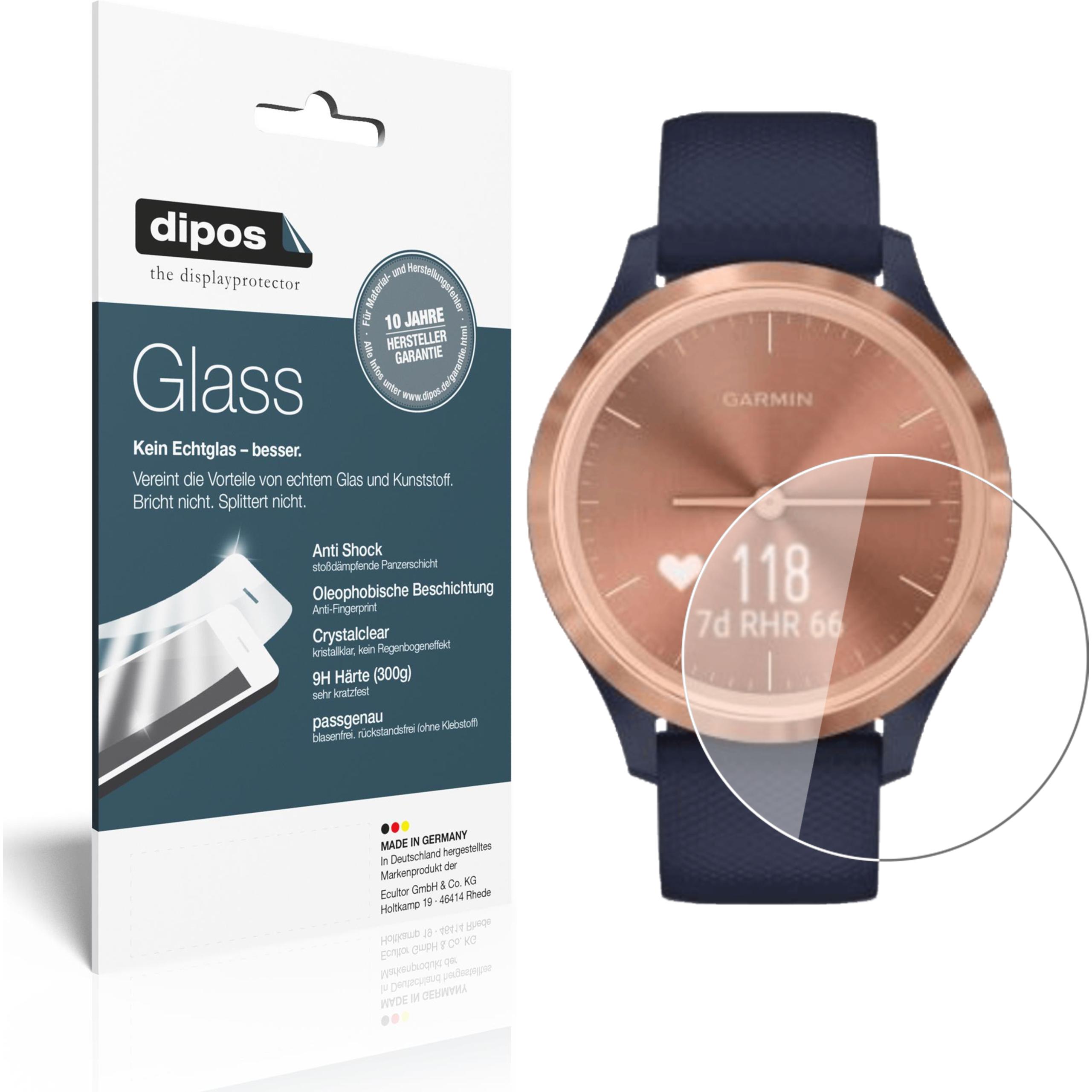 Dipos Displayschutz Anti-Shock, Smartwatch Schutzfolie, Transparent