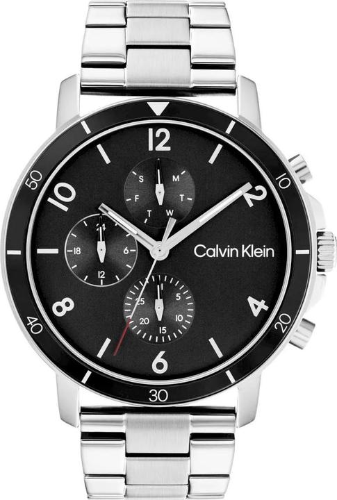 Calvin Klein Gauge Sport Herrenuhr 25200067 + BOX (Chronograph, 46 mm)