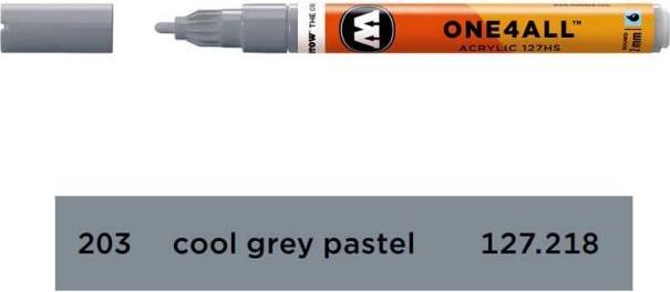 Produktbild Molotow Filzstift One4all 127HS cool grey 203 (cool grey pastell, 2 mm, 1 x)