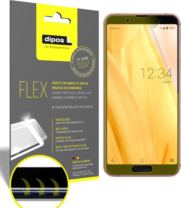 Image du produit Dipos Film de Protection d’écran Full-Cover 3D (3 pcs, Sharp Aquos Sense3)