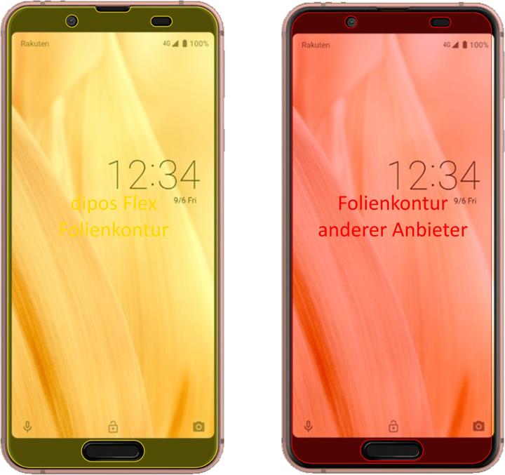 Image du produit Dipos Film de Protection d’écran Full-Cover 3D (3 pcs, Sharp Aquos Sense3)