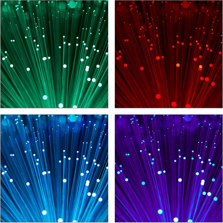 Productafbeelding Relaxdays Glasvezellamp