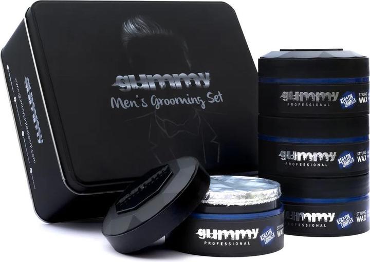 Produktbild Gummy Professional Grooming Box Styling Wax Hard Finish 150 ML (x4) (Haargel, 150 ml)