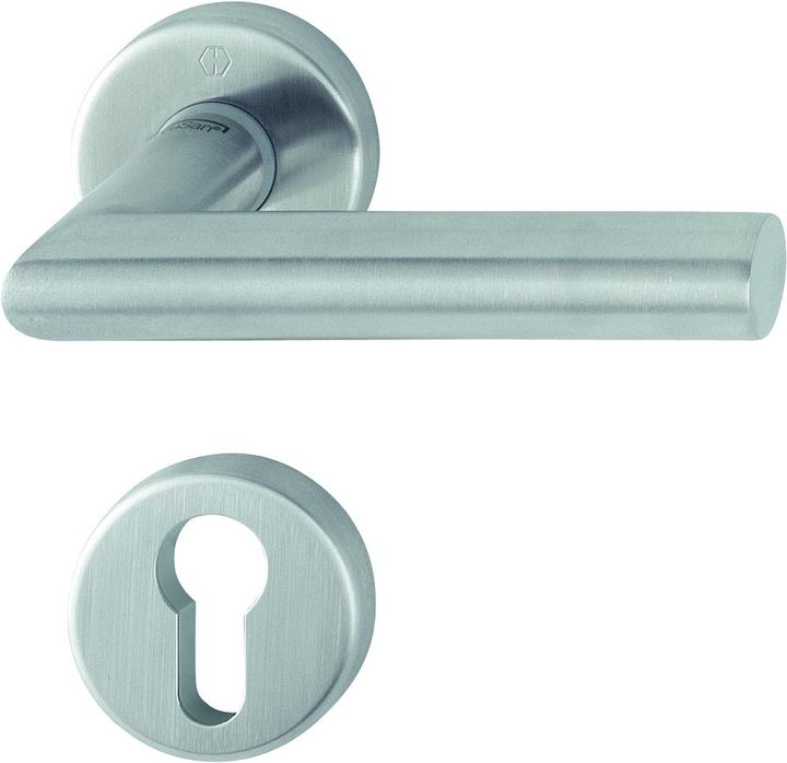 Actual product image Hoppe Handle set E1400Z/E42KV/E42KVS Amsterdam SecuSan (Door set)