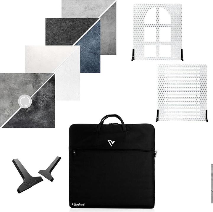 V-Flat World Kitchen Kit (4X Duo Boards 24x24Ã‚â‚¬Â - 2 Shadow Boards Travel (008KIT1) (61 cm)