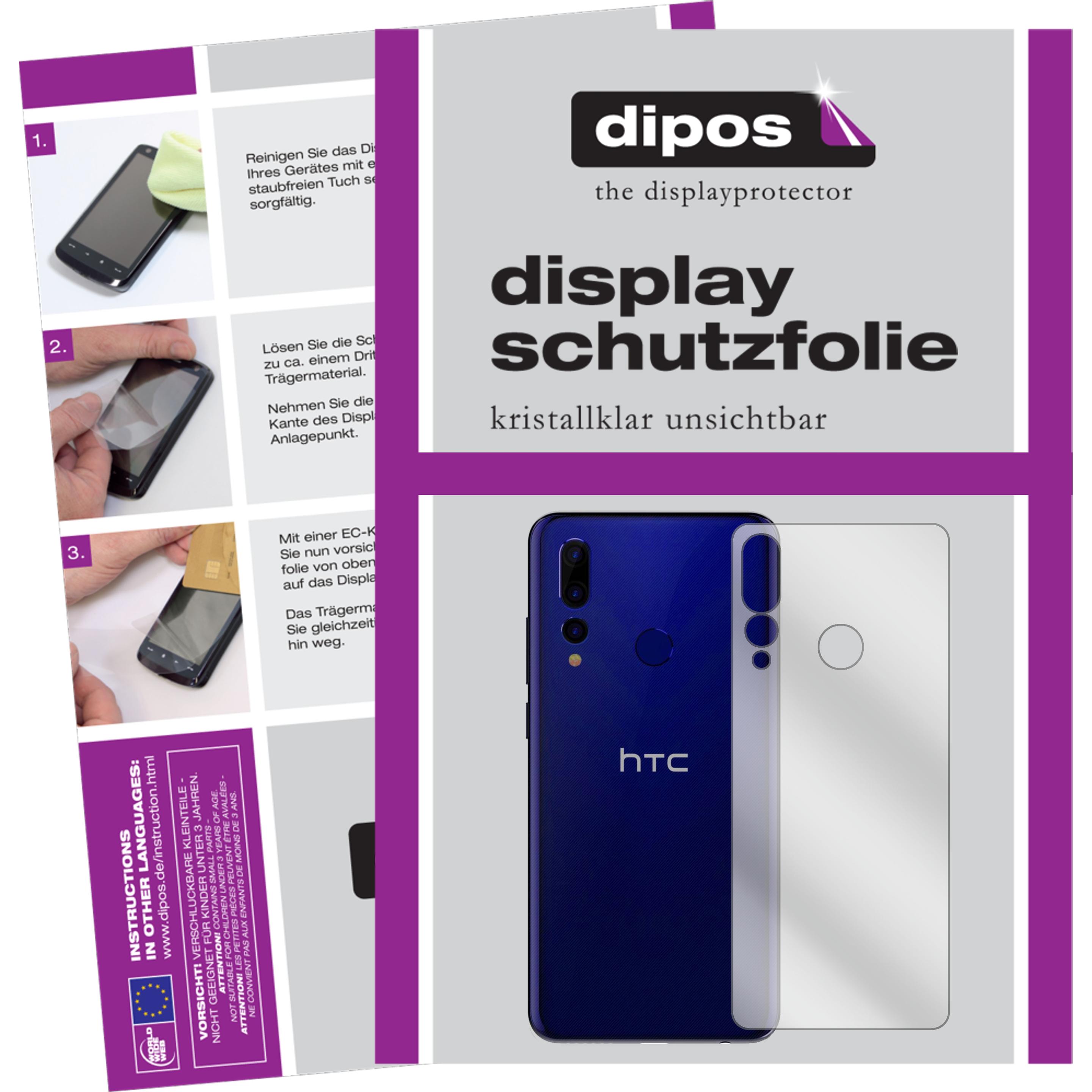 Dipos Displayschutzfolie Crystalclear (5 Stück, HTC Wildfire X), Smartphone Schutzfolie, Transparent