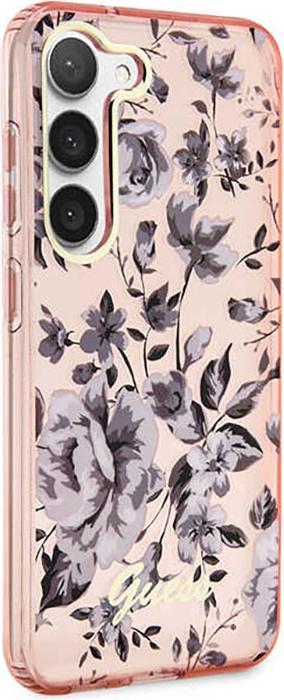 Produktbild Guess GUHCS23MHCFWSP S23+ S916 pink/pink hardcase Flower Collection (Samsung Galaxy S23+)