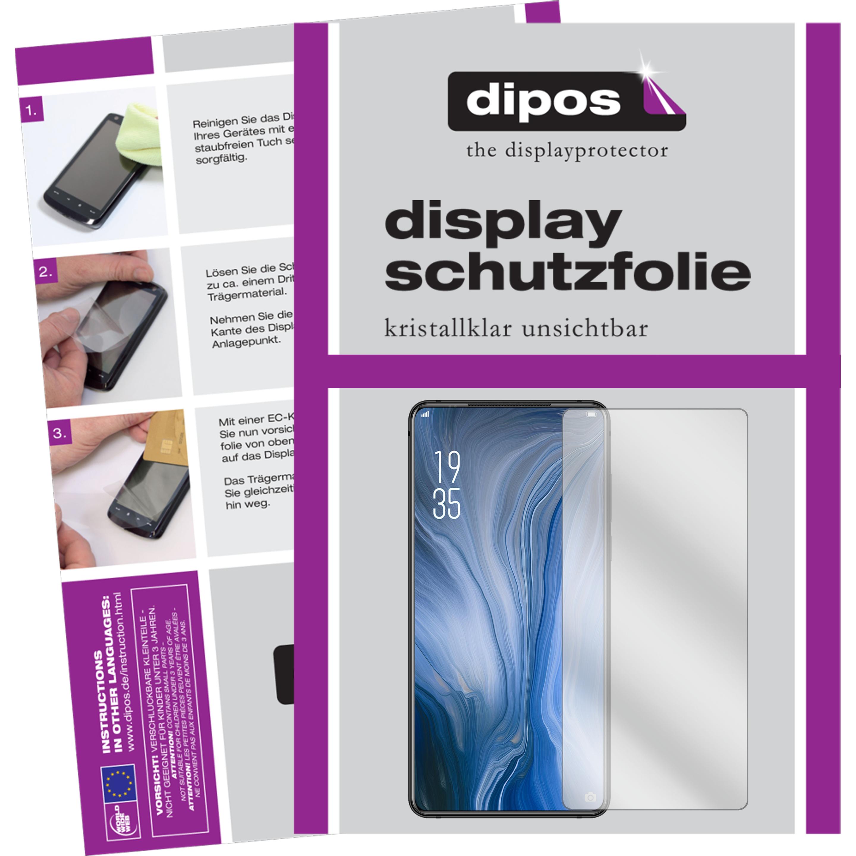 Dipos Displayschutzfolie Crystalclear (2 Stück, BQ Aquaris U2), Smartphone Schutzfolie, Transparent