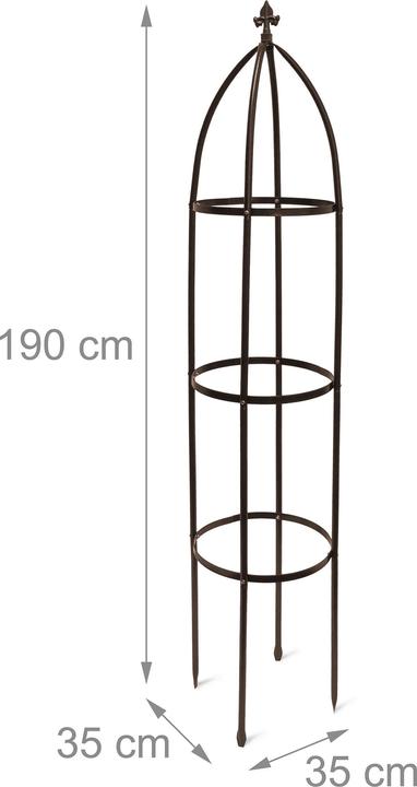 Immagine prodotto Relaxdays Obelisco (35 cm, 35 cm)