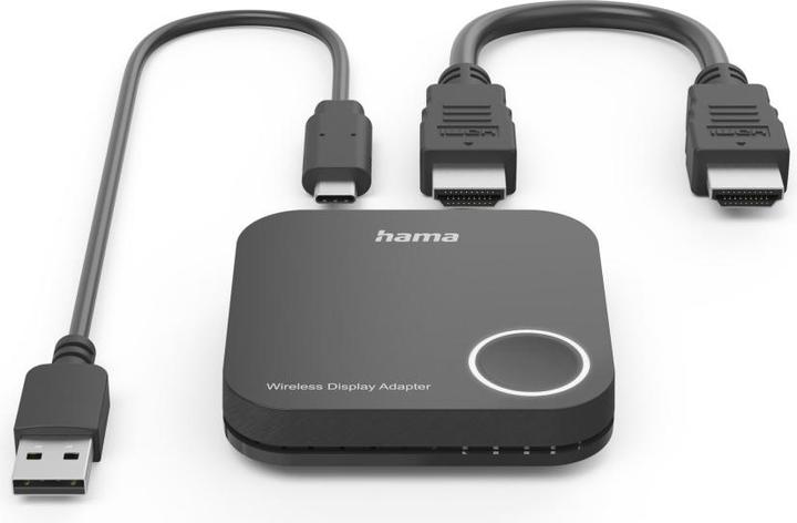 Productafbeelding Hama Wireless-Display-Adapter, HDMI™, Full-HD 1080p, inkl. Kabel (HDMI, USB Type-C)