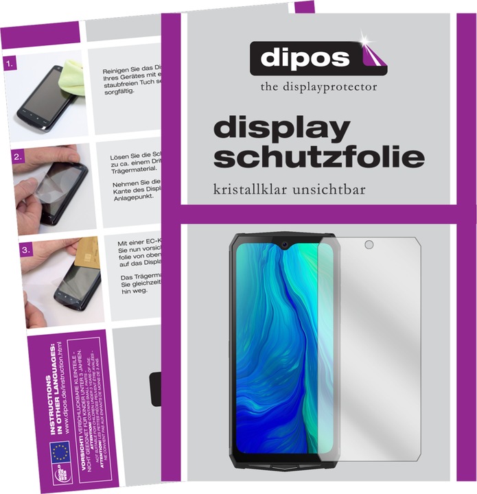 Produktbild Dipos Displayschutzfolie Crystalclear (6 Stück, Blackview BV9100)