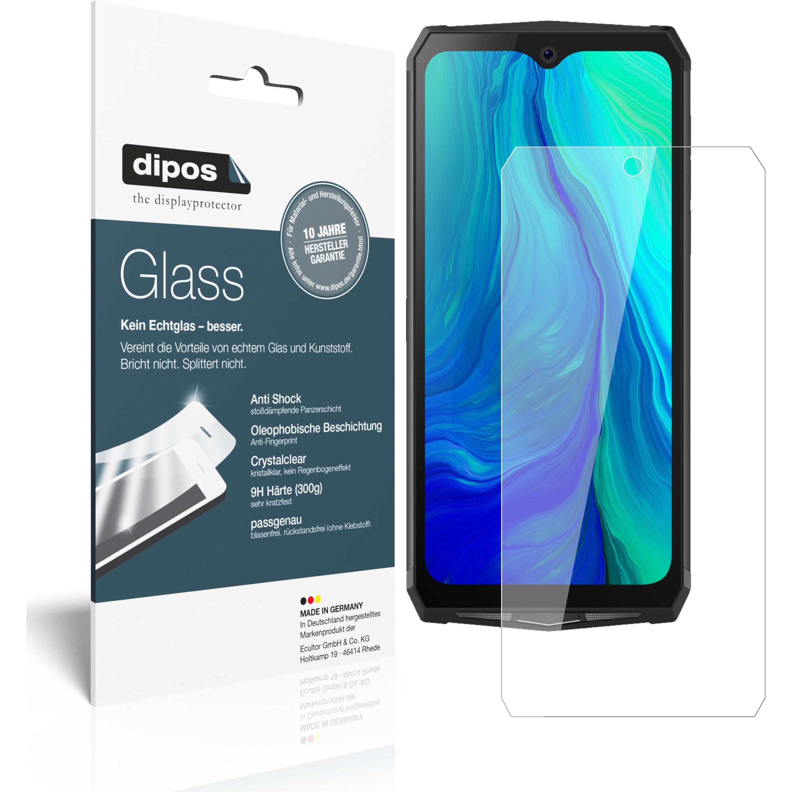 Dipos Displayschutz Anti-Shock (2 Stück, Blackview BV9100), Smartphone Schutzfolie, Transparent