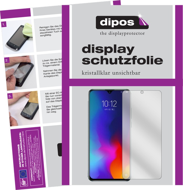 Produktbild Dipos Displayschutzfolie Crystalclear (1 Stück, Lenovo Z6 Youth)