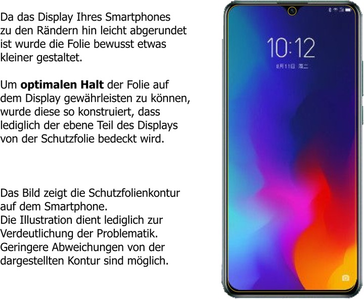Image du produit Dipos Film de Protection d’écran Anti-Shock (1 pièce(s), Lenovo Z6 Youth)