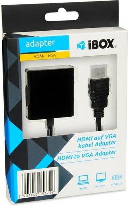 Produktbild iBox IAHV01 Videokabel-Adapter HDMI Typ A (Standard) VGA (D-Sub)