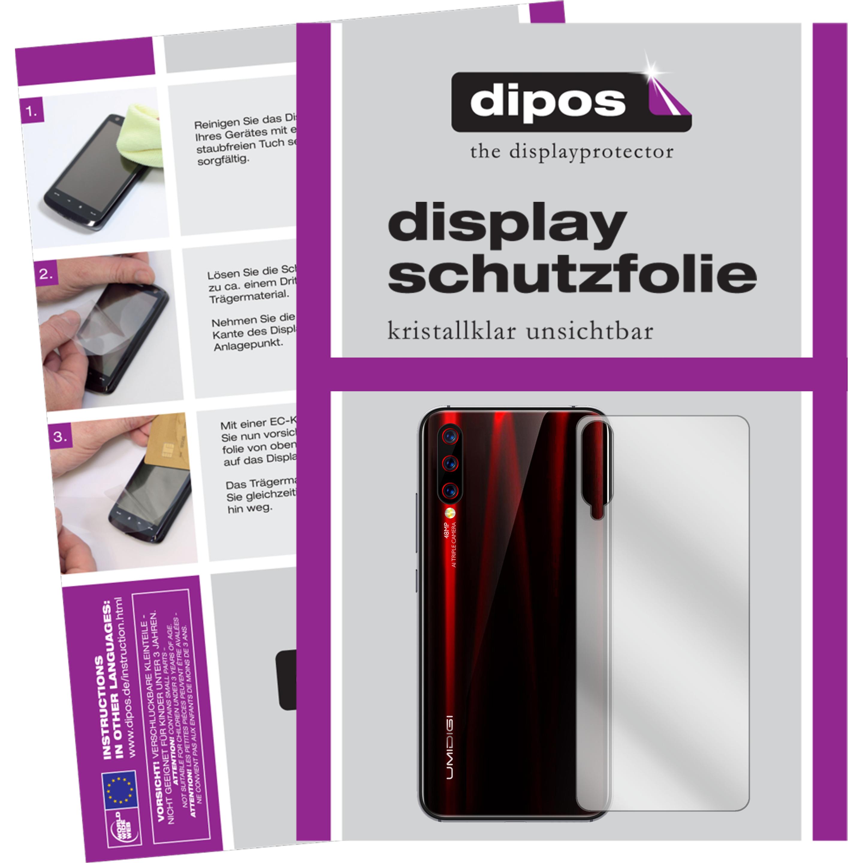 Dipos Displayschutzfolie Crystalclear (6 Stück, Apple iPhone X), Smartphone Schutzfolie, Transparent