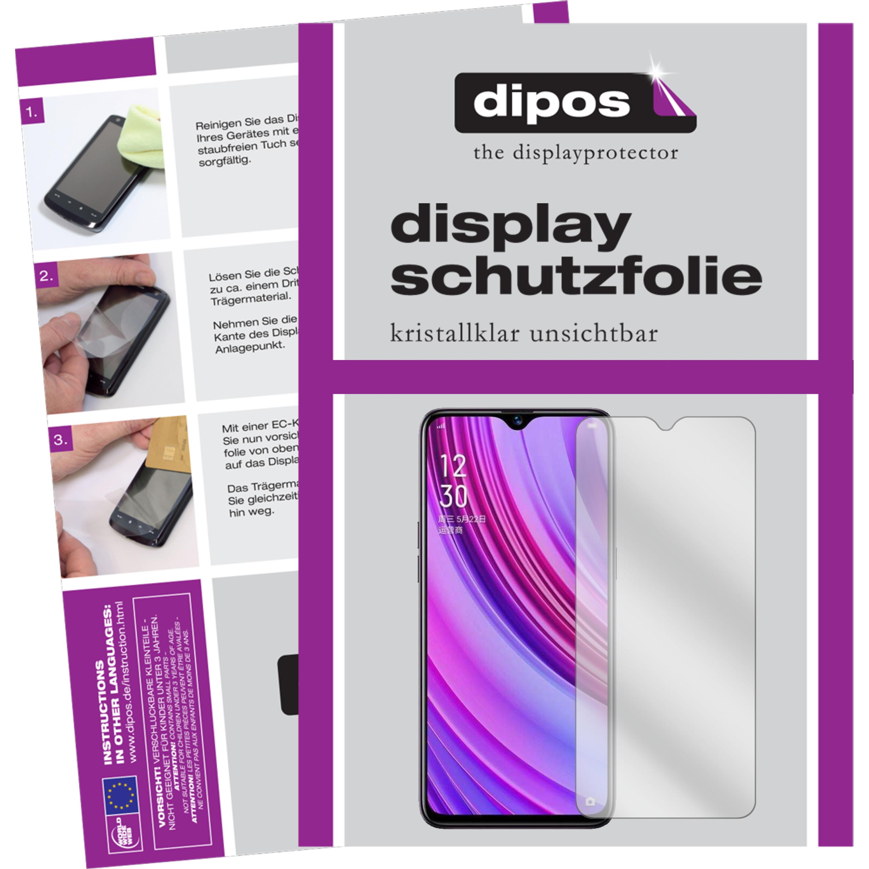 Dipos Displayschutzfolie Crystalclear (1 Stück, Realme X Lite), Smartphone Schutzfolie, Transparent