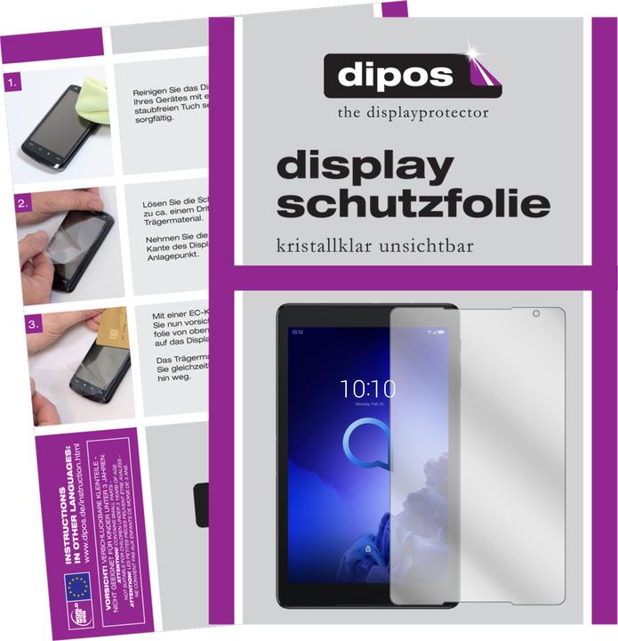 Produktbild Dipos Displayschutzfolie Crystalclear (2 Stück, Alcatel 3T 10 Zoll)