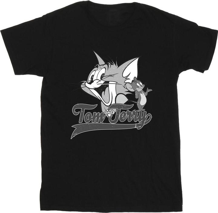 Actual product image Tom & Jerry Mens Greyscale Square T-Shirt (S)