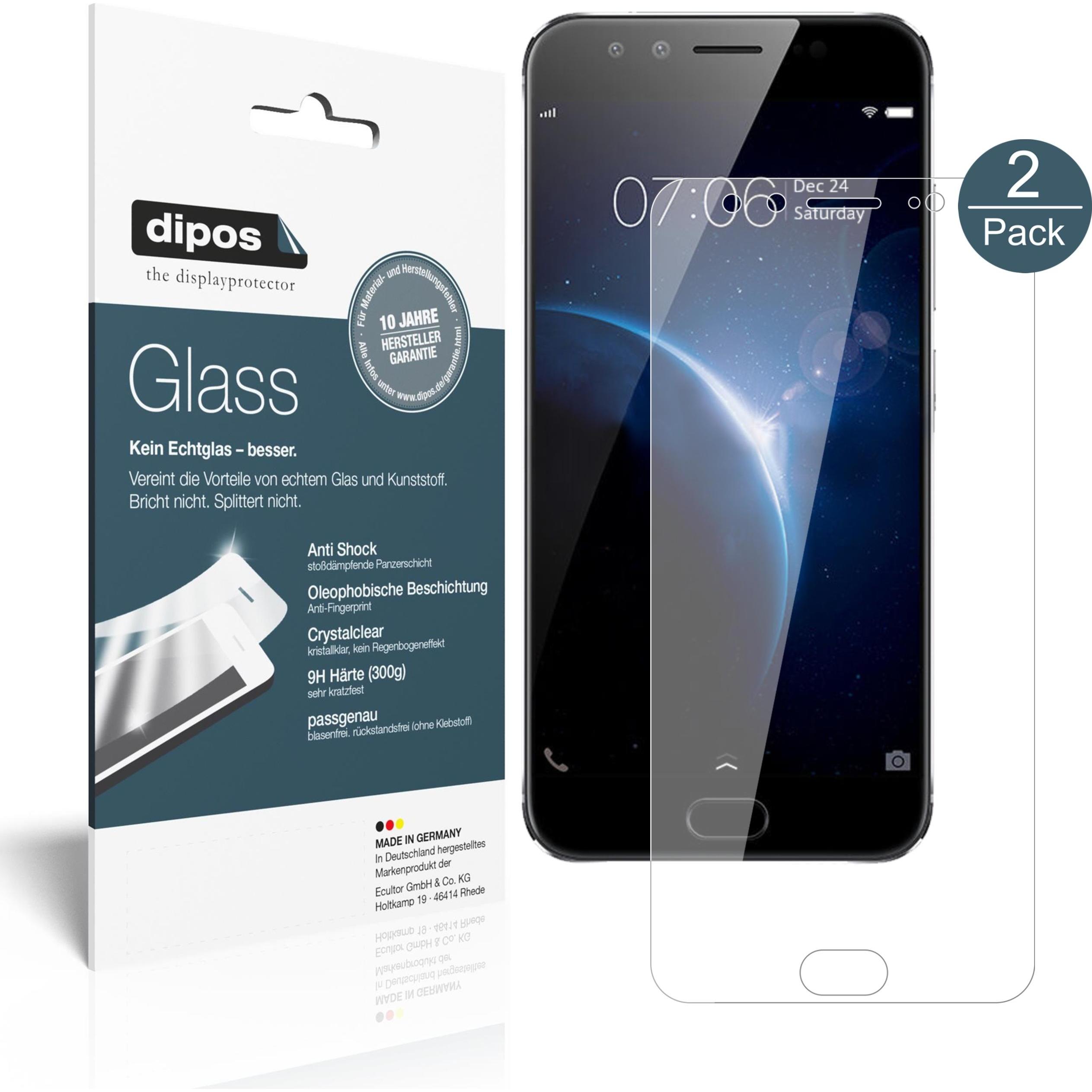 Thumbnail - Dipos Displayschutz Anti-Shock (2 Stück, Vivo X9 Plus), Smartphone Schutzfolie, Transparent