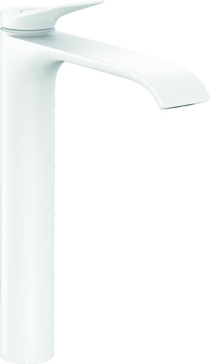 hansgrohe VIVENIS 250 Wash basin mixer for wash bowl, without pop-up waste, matt white