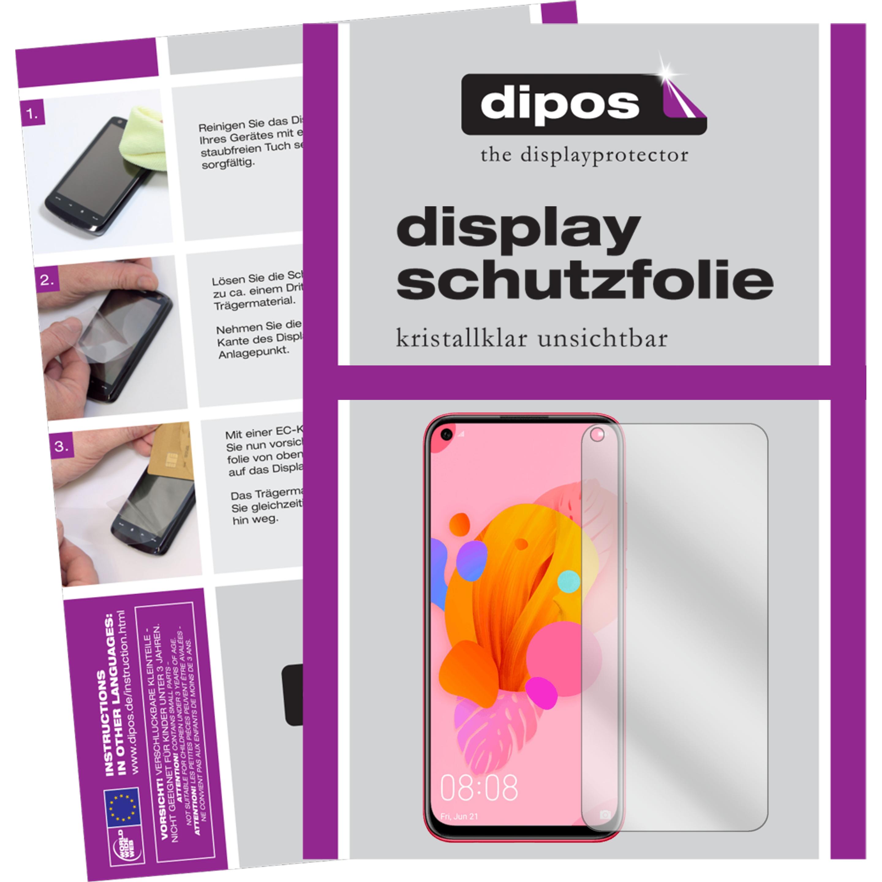 Dipos Displayschutzfolie Crystalclear (1 Stück, Huawei P20 Lite (2019)), Smartphone Schutzfolie, Transparent