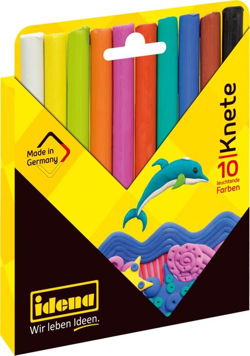 Produktbild Idena Knete 10 Stangen Farben sortiert