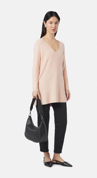 Actual product image Comma Strickpullover Langer Pullover aus Viskosemix mit V-Ausschnitt (34, 36)