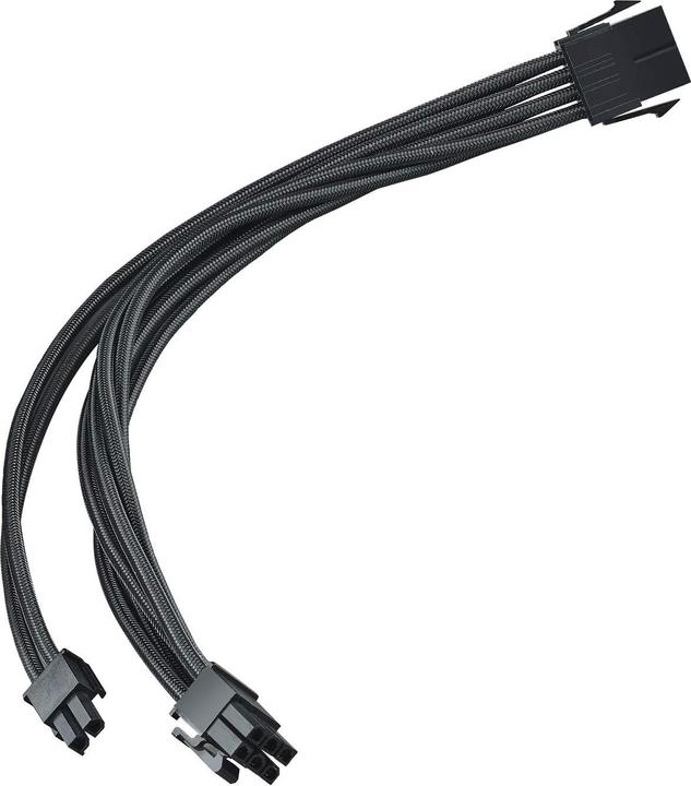 Actual product image Silverstone PP07E Power supply extension cable (25 cm, 6+2 pin PCI Express)