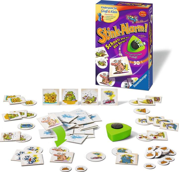 Actual product image Ravensburger Stink alarm! (German, 2 - 6 Players)