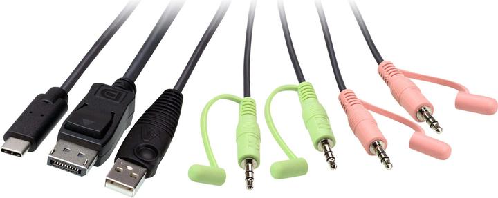 Produktbild Aten CS52DP 2-Port USB-C-DisplayPort-Kabel KVM Switch